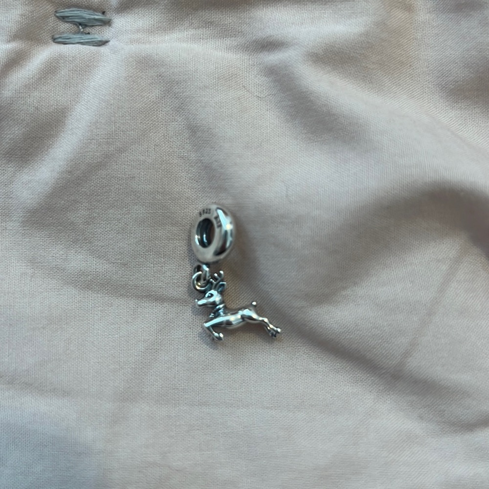 Authentic Pandora Reindeer charm